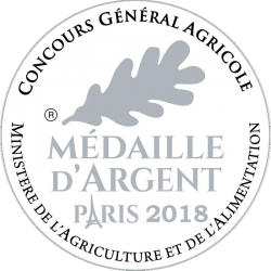 Médaille d'Argent au concours agricole de Paris 2018
