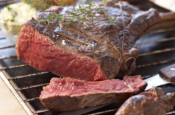 Côte de bœuf au beurre de thym